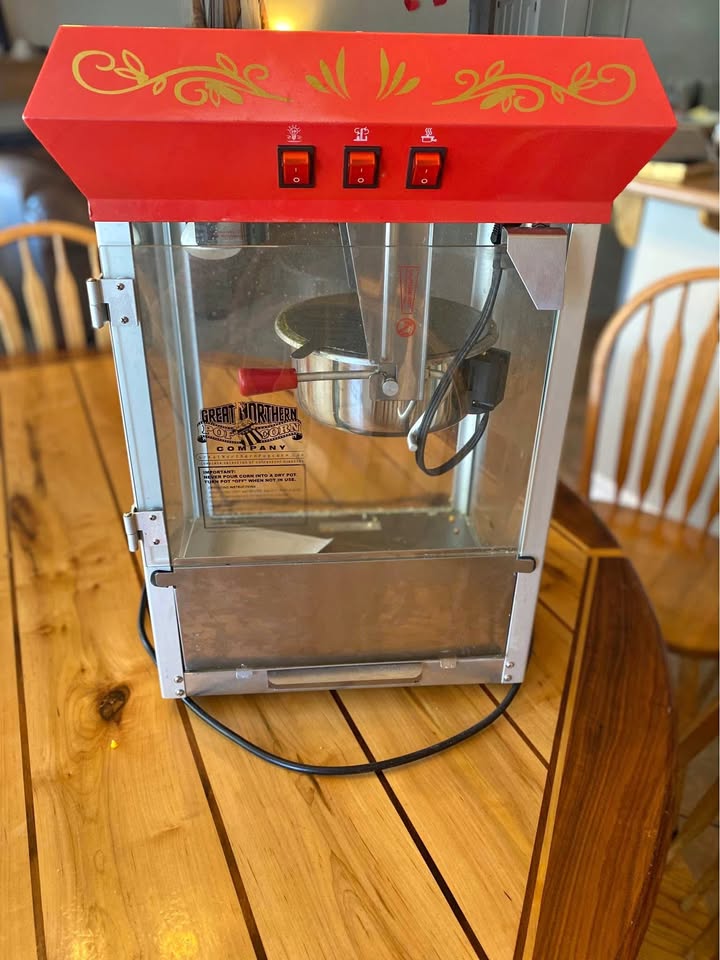 Popcorn machine rental with stand